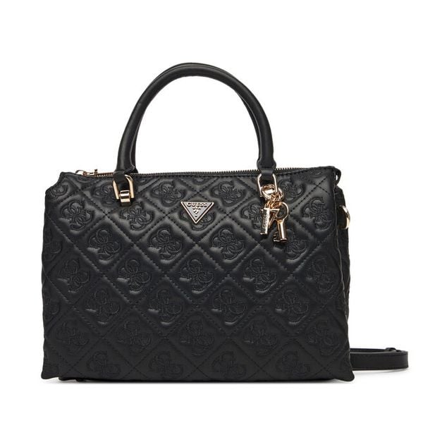 Torebka Guess. Czarne torebki klasyczne Guess, z aplikacjami, klasyczne, bez dodatków. Za 349.99 zł.