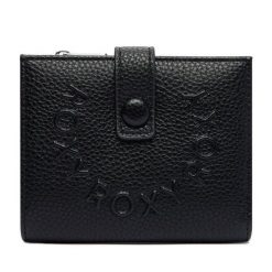 Portfel Roxy. Czarne portfele Roxy, bez wzorów. Za 59.99 zł.