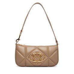 Torebka LOVE MOSCHINO. Brązowe torebki klasyczne Love Moschino, bez wzorów, klasyczne, bez dodatków. Za 839.99 zł.
