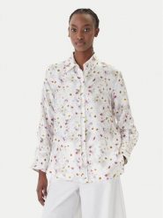 Marella Koszula Salve 2613111141 Biały Relaxed Fit. Białe koszule Marella, bez wzorów, z jedwabiu, bez kołnierzyka, bez ramiączek. Za 1,089.00 zł.