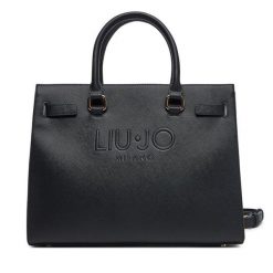 Torebka Liu Jo. Czarne torebki klasyczne Liu Jo, bez wzorów, bez dodatków. Za 569.99 zł.
