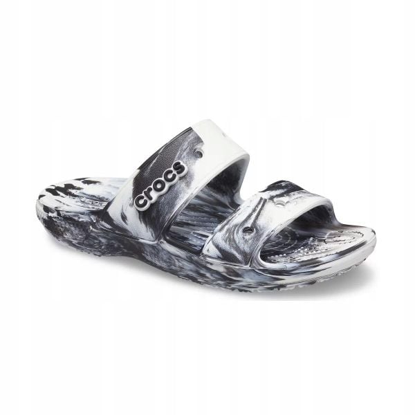 Klapki Dla Dorosłych Crocs Classic Marbled. Klapki Crocs, bez wzorów, z materiału, bez obcasa, bez zapięcia. Za 99.99 zł.