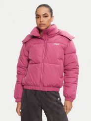 Fila Kurtka puchowa FAW0549 Różowy Regular Fit. Czerwone kurtki Fila, na zimę, xl, bez wzorów, z puchu, bez kaptura. Za 329.99 zł.
