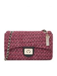 Nine West Torebka EO-Hudson-Harmony-LDA8004A Różowy. Czerwone kopertówki Nine West, bez wzorów, z materiału, wizytowe, bez dodatków. Za 179.99 zł.