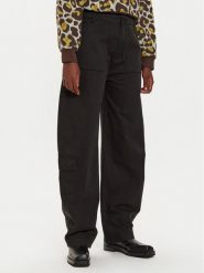 Alpha Industries Spodnie cargo 148021 Czarny Regular Fit. Czarne spodnie materiałowe Alpha Industries, bez wzorów, z bawełny. Za 189.99 zł.