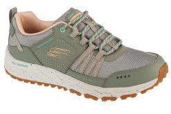 Buty sportowe Sneakersy damskie, Escape Plan - Endless Pursuit. Zielone buty treningowe Skechers, bez wzorów, z materiału, przed kostkę, bez zapięcia, trekkingowe. Za 319.99 zł.