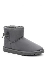ISLAND BOOT Botki zimowe "Phoebe" w kolorze antracytowym rozmiar: 36. Czarne botki Island Boot, bez wzorów, z materiału, bez obcasa, bez zapięcia. Za 186.95 zł.