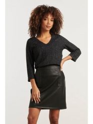 Smashed Lemon Bluzka w kolorze granatowym rozmiar: XXL. Niebieskie bluzki Smashed Lemon, xxl, bez wzorów, bez kołnierzyka, bez ramiączek. Za 104.99 zł.