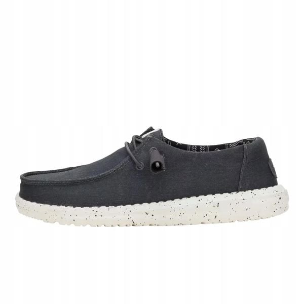HeyDude Damskie Mokasyny Wendy Stretch Canvas. Czarne mokasyny Hey dude, bez wzorów, z materiału. Za 259.00 zł.