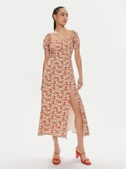 Guess Sukienka letnia Ss Prisca W4GK44 WG562 Kolorowy Regular Fit. Sukienki Guess, xs, z aplikacjami, z wiskozy, bez kołnierzyka, bez ramiączek. Za 579.99 zł.