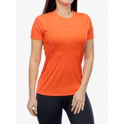 Koszulka biegowa damska La Sportiva Resolute T-Shirt. Zielone t-shirty sportowe La Sportiva, bez wzorów, bez ramiączek. Za 261.99 zł.