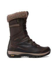 Meindl Śniegowce Novara Lasy Gtx GORE-TEX 7622 Brązowy. Brązowe botki MEINDL, bez wzorów, z gore-texu, bez obcasa, bez zapięcia. Za 1,119.00 zł.