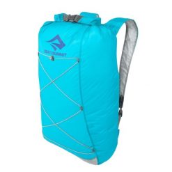 Lekki plecak turystyczny Sea To Summit Ultra-Sil® Dry Day Pack 22l. Niebieskie plecaki SEA TO SUMMIT, bez wzorów, bez dodatków. Za 224.99 zł.