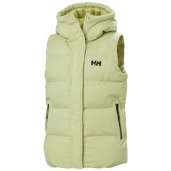 Damski kardigan puchowy Helly Hansen Adore. Zielone swetry Helly Hansen, bez wzorów, z puchu, bez ramiączek. Za 879.00 zł.