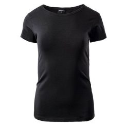 Koszulka damska Hi-Tec Lady Puro - czarna, Rozmiar L. Czarne buty sportowe lifestyle Hi-tec, bez wzorów, z bawełny, sportowe, bez zapięcia. W wyprzedaży za 39.99 zł.
