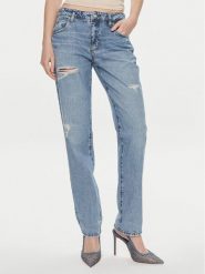 Guess Jeansy Celia W4GA0Q D5BS0 Granatowy Relaxed Fit. Niebieskie jeansy Guess, z aplikacjami, z bawełny. Za 339.99 zł.