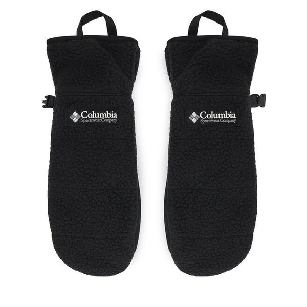 Rękawiczki Columbia. Czarne rękawiczki Columbia, bez wzorów, z dzianiny. Za 199.99 zł.