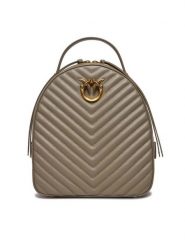 Pinko Plecak Love Click Classic Backpack PE 24 PLTT 102530 A1J2 Khaki. Brązowe plecaki Pinko, bez wzorów, ze skóry, bez dodatków. Za 1,069.00 zł.