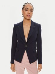Liu Jo Marynarka CA4199 T2200 Granatowy Regular Fit. Niebieskie marynarki i żakiety Liu Jo, bez wzorów, z syntetyku, bez ramiączek. Za 789.99 zł.