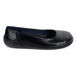 Olivier Barefoot Damskie półbuty skórzane minimalistyczne wsuwane 1771POL Czarne Oczka. Czarne półbuty wsuwane bez wzorów, eleganckie, bez obcasa. Za 453.66 zł.