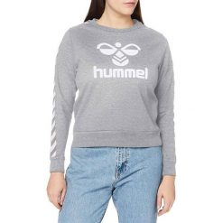 Bluza sportowa damska Hummel Classic Taped. Czarne bluzy bez kaptura Hummel, xs, bez wzorów, z bawełny, bez kaptura. Za 57.00 zł.