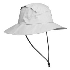 Second Life - Kapelusz trekkingowy Forclaz MT900 wodoodporny - Stan Doskonały. Szare kapelusze FORCLAZ, bez wzorów, z materiału. Za 43.99 zł.