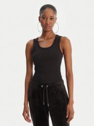 Juicy Couture Top Thin Strap JCWLV126308 Czarny Slim Fit. Czarne topy Juicy Couture, xxs, bez wzorów, z bawełny, bez kołnierzyka, bez ramiączek. Za 179.99 zł.