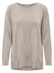 ONLY Sweter w kolorze beżowym rozmiar: S. Brązowe swetry ONLY, s, bez wzorów, bez ramiączek. Za 57.20 zł.