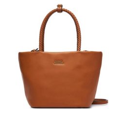Torebka Tommy Hilfiger. Brązowe torebki klasyczne Tommy Hilfiger, bez wzorów, klasyczne, bez dodatków. Za 849.99 zł.