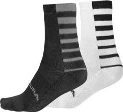 Skarpetki Endura Coolmaxｮ Stripe (x2). Białe skarpetki ENDURA, bez wzorów, z materiału. Za 79.99 zł.