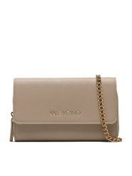 Valentino Torebka Zero VPS7B3212 Beżowy. Brązowe kopertówki Valentino, bez wzorów, ze skóry, wizytowe, bez dodatków. Za 379.99 zł.