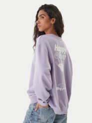 HUGO Bluza Classic 50560782 Fioletowy Relaxed Fit. Fioletowe bluzy Hugo, xs, bez wzorów, z bawełny, bez ramiączek, bez kaptura. Za 429.99 zł.