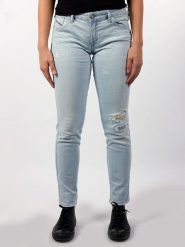 Diesel Clothes Dżinsy "Gracey" - Slim fit - w kolorze błękitnym rozmiar: W30. Niebieskie jeansy Diesel Clothes, z aplikacjami, klasyczne. Za 163.26 zł.