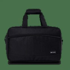 WINGS Podręczna Torba PODRÓŻNA kabinowa BLACK. Czarne torby podróżne Wings, bez wzorów, z materiału, na ramię. Za 59.90 zł.