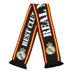 21St Dwustronny Szalik Z Dzianiny. Czarne szaliki i kominy Real Madrid, bez wzorów, z dzianiny. Za 236.99 zł.