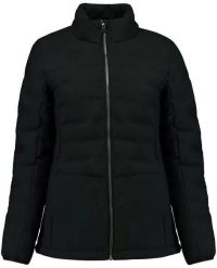 Damska kurtka zimowa Kjelvik Sitaa czarna. Czarne kurtki Treksta, na zimę, s, z aplikacjami, z dzianiny, klasyczne, bez kaptura. Za 220.99 zł.