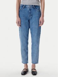 Karl Lagerfeld Jeans Jeansy A1W10122 Niebieski Mom Fit. Niebieskie jeansy Karl Lagerfeld Jeans, bez wzorów, z bawełny. Za 299.99 zł.