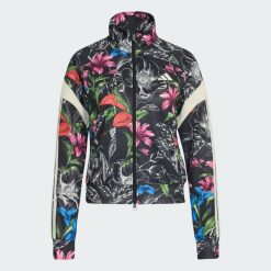 Bluza dresowa adidas x Farm Rio House of Tiro. Białe bluzy adidas, m, bez wzorów, z bawełny, bez kaptura. Za 349.00 zł.