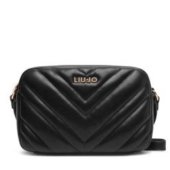 Torebka Liu Jo. Czarne listonoszki Liu Jo, bez wzorów, bez dodatków. Za 389.99 zł.