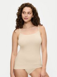 Triumph Top Sense Of Modal 10224795 Écru Slim Fit. Topy Triumph, xs, bez wzorów, z syntetyku, bez kołnierzyka, bez ramiączek. Za 49.99 zł.