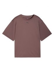Puma Koszulka funkcyjna "Train All Day Essential" w kolorze jasnobrązowym rozmiar: M. Brązowe t-shirty sportowe Puma, m, bez wzorów, z materiału, bez ramiączek, outdoorowe. Za 98.95 zł.
