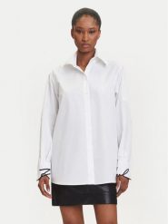 KARL LAGERFELD Koszula A3W11023 Biały Regular Fit. Białe koszule KARL LAGERFELD, bez wzorów, z bawełny, bez kołnierzyka, bez ramiączek. Za 679.99 zł.