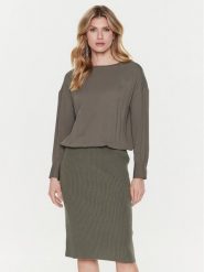Fabiana Filippi Sukienka codzienna ABD222W155 Szary Regular Fit. Szare sukienki Fabiana Filippi, na co dzień, bez wzorów, z wełny, bez kołnierzyka, bez ramiączek, proste. Za 1,499.00 zł.