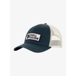 Czapka z daszkiem Fjallraven Langtradarkeps. Niebieskie czapki z daszkiem Fjällräven, bez wzorów, sportowe. Za 163.69 zł.