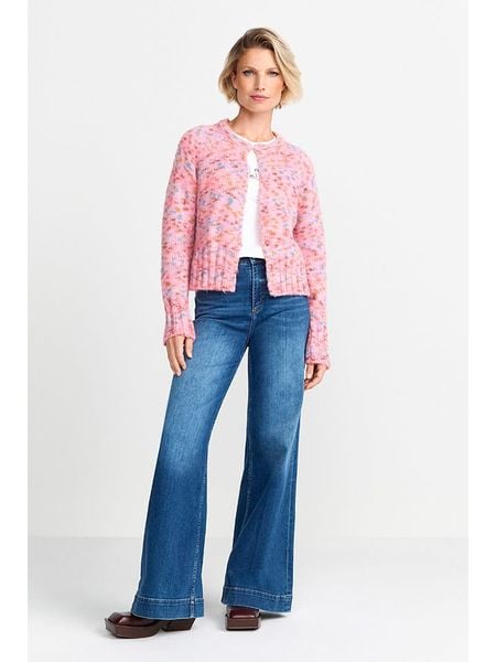 Rich & Royal Kardigan w kolorze jasnoróżowym rozmiar: M. Różowe swetry Rich & Royal, m, bez wzorów, z wełny, bez ramiączek. Za 267.45 zł.