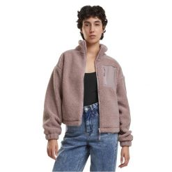 Damska Bluza Polarowa Sherpa. Czerwone bluzy z polaru Urban Classics, xl, bez wzorów, z polaru. Za 220.99 zł.