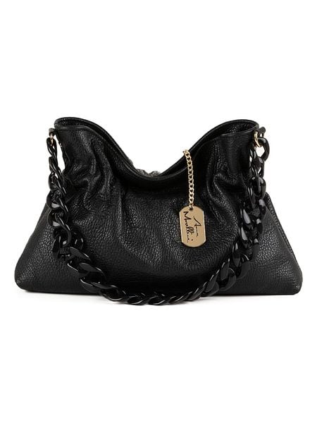 Anna Morellini Skórzana torebka "Fabrizia" w kolorze czarnym - 33 x 21 x 4 cm rozmiar: onesize. Czarne torebki klasyczne Anna Morellini, bez wzorów, z materiału, bez dodatków. Za 260.99 zł.