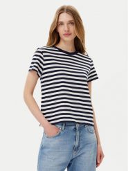 Gap T-Shirt 723661-00 Granatowy Regular Fit. Niebieskie t-shirty GAP, l, bez wzorów, z bawełny, bez kołnierzyka, bez ramiączek. Za 109.99 zł.