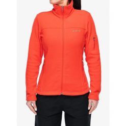 Polar damski Columbia Fast Trek II Jacket. Czerwone bluzy z polaru Columbia, bez wzorów, z polaru, trekkingowe. Za 230.99 zł.