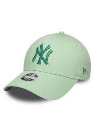 New Era Czapka z daszkiem New York Yankees Metallic 9FORTY 60667382 Zielony. Zielone czapki z daszkiem New Era, bez wzorów, z bawełny. Za 99.99 zł.